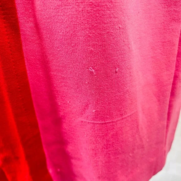 2.b Rych Vibrant Red and Pink Body Con Sleeveless Dress, Size 10 - Picture 6 of 9